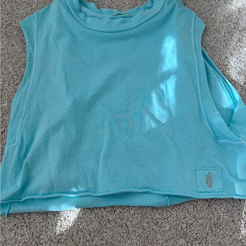 RARE COLOR FP Movement Turquoise Tank Top